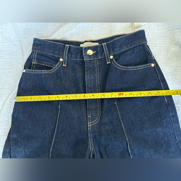 Ulla Johnson- The Genevieve Topstitch Nonstretch Jeans-size 27 - Picture 14 of 16